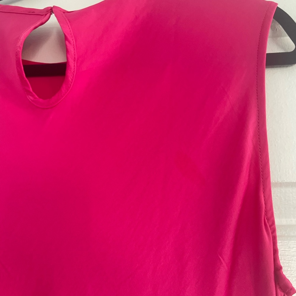 House of Harlow 1960 Pink Keyhole Midi Dress - Picture 6 of 6